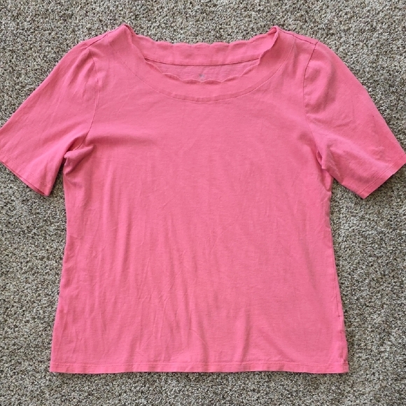 Talbots Tops - Talbots Coral Short Sleeve Women's Tee